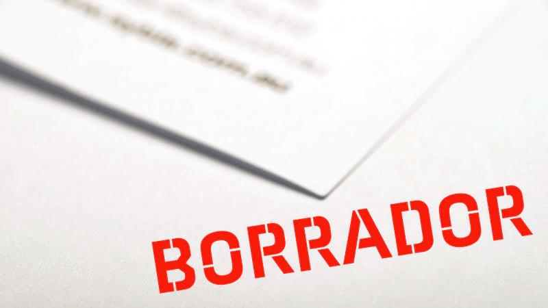 borrador